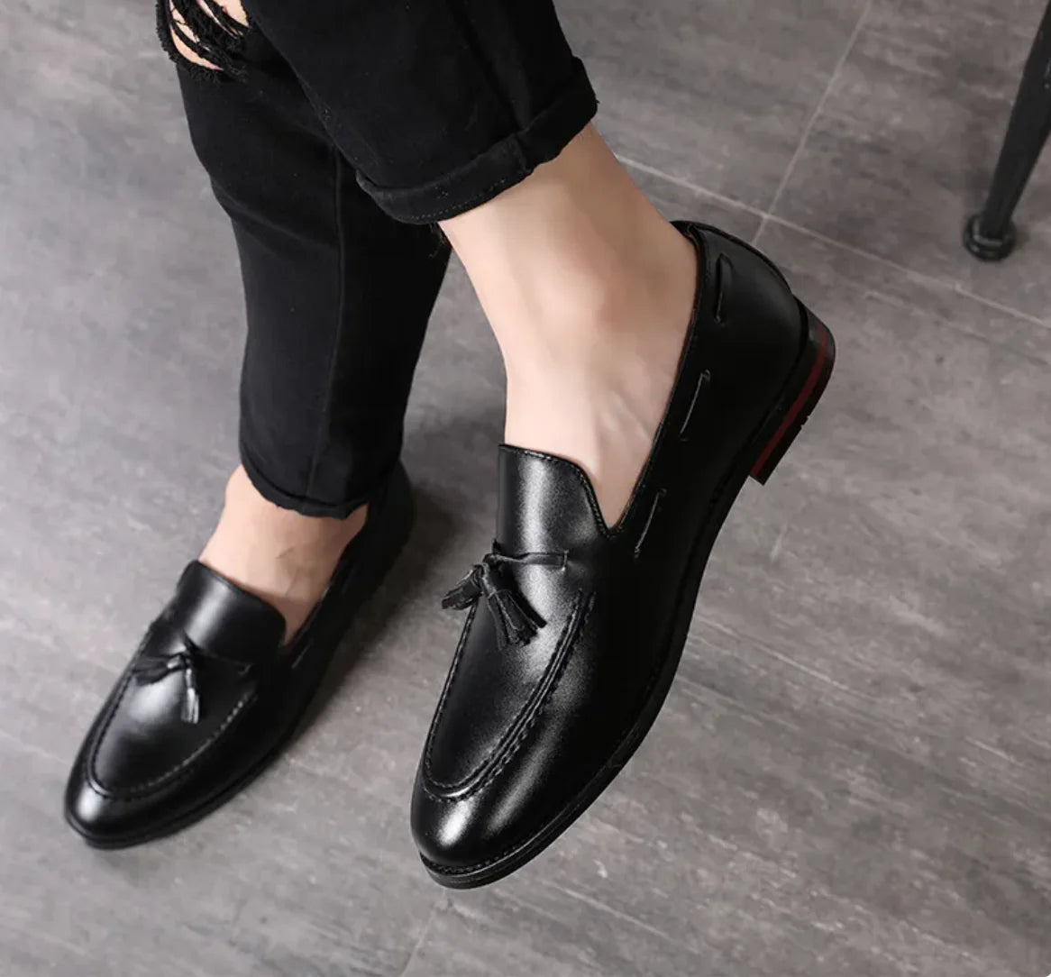 Men's Casual Breathable Leather Loafers