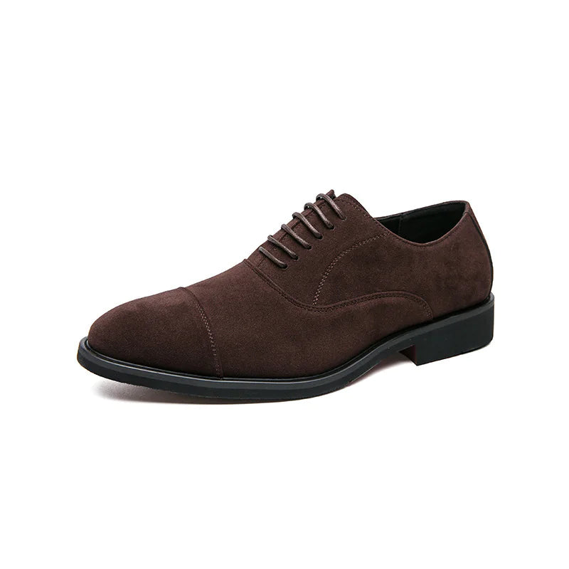 Frosted Business Casual Leather Shoes