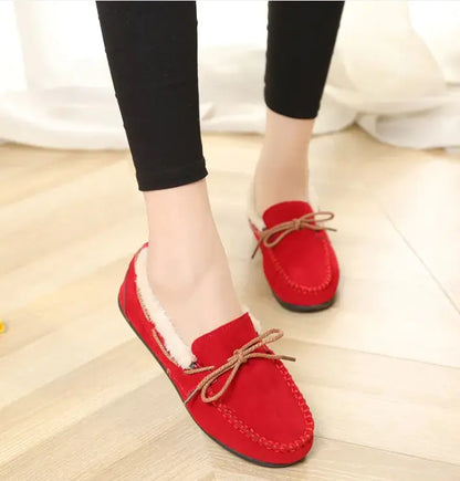 Winter Casual Plush Flat Shoes