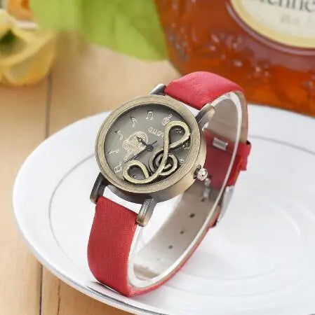 Luxury Ladies Music Note Casual Watch