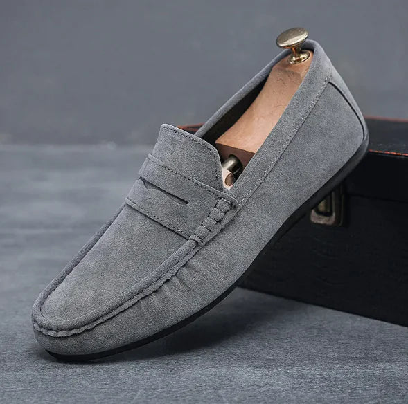 Men's Casual Flat Leather Shoes