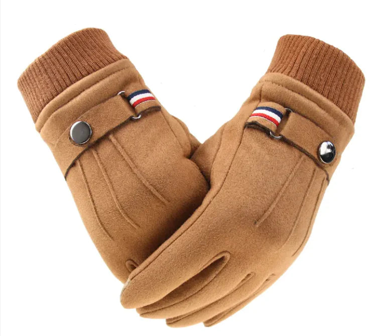 Winter Suede Men's Gloves