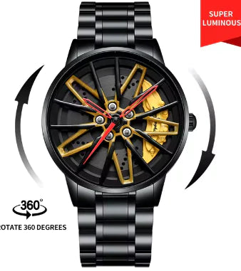 360° Rotate Wheel Watches For Men