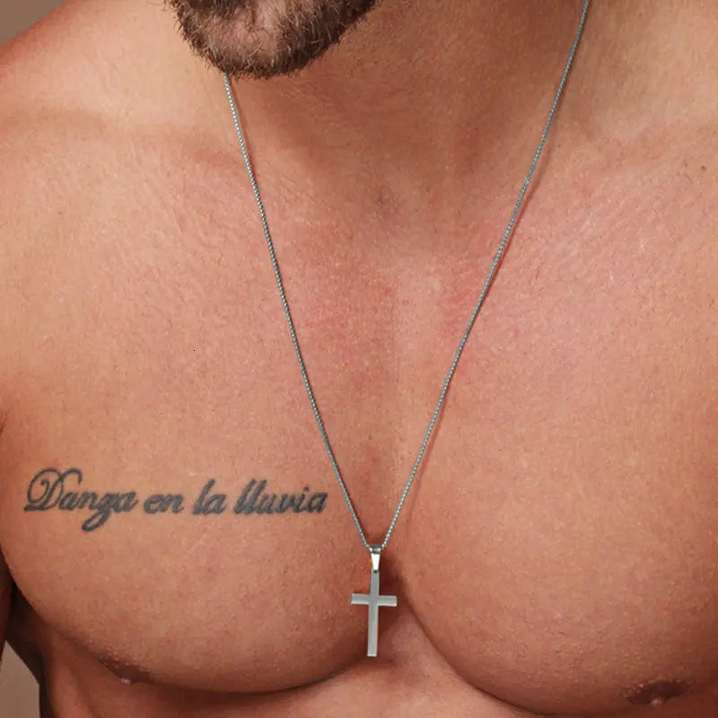 Classic Cross Men Necklace