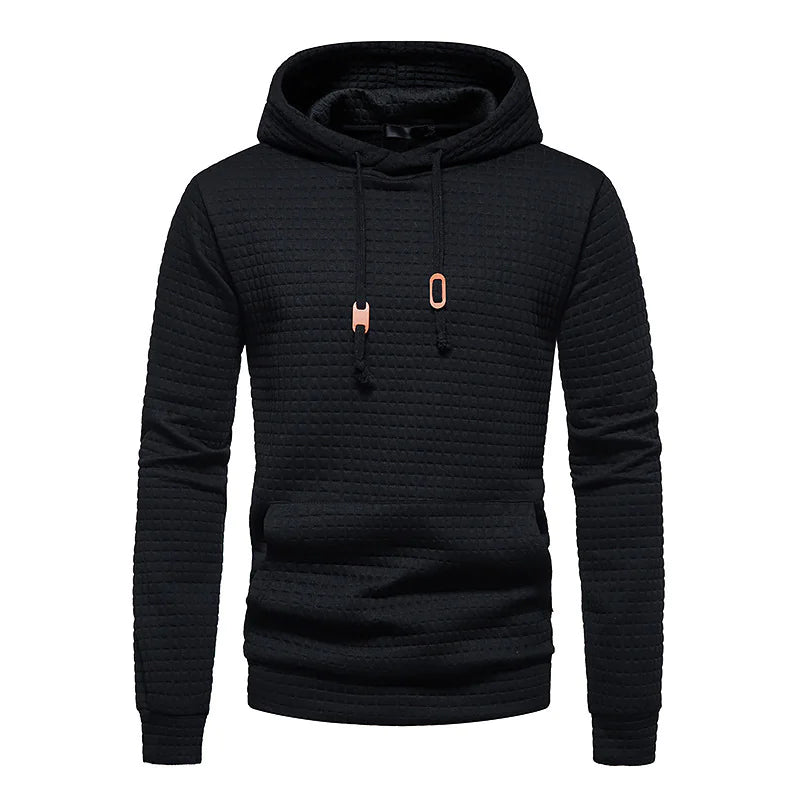 Men's Casual Solid Color Hooded Sweater