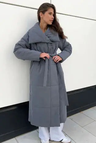 Large Lapel Winter Coat