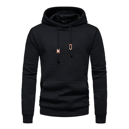 Men's Casual Solid Color Hooded Sweater