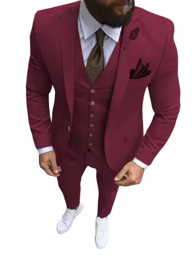 Pink Elegance 3-Piece Suit