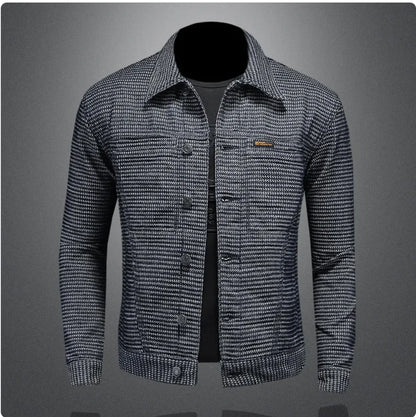 Men's Casual Denim Motorcycle Jacket