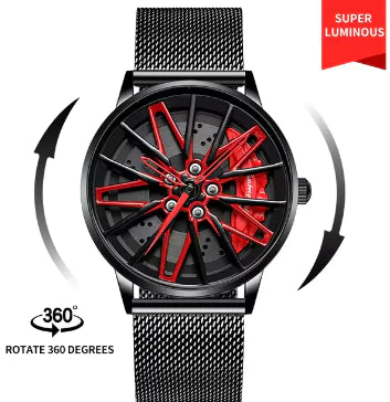 360° Rotate Wheel Watches For Men