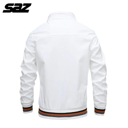 Men’s Casual Stand-up Collar Jacket