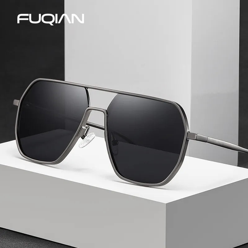 Luxury Metal Photochromic Sunglasses