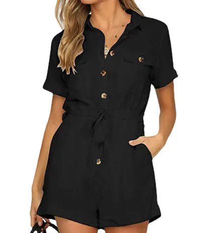 Casual Women's Jumpsuit with Pocket