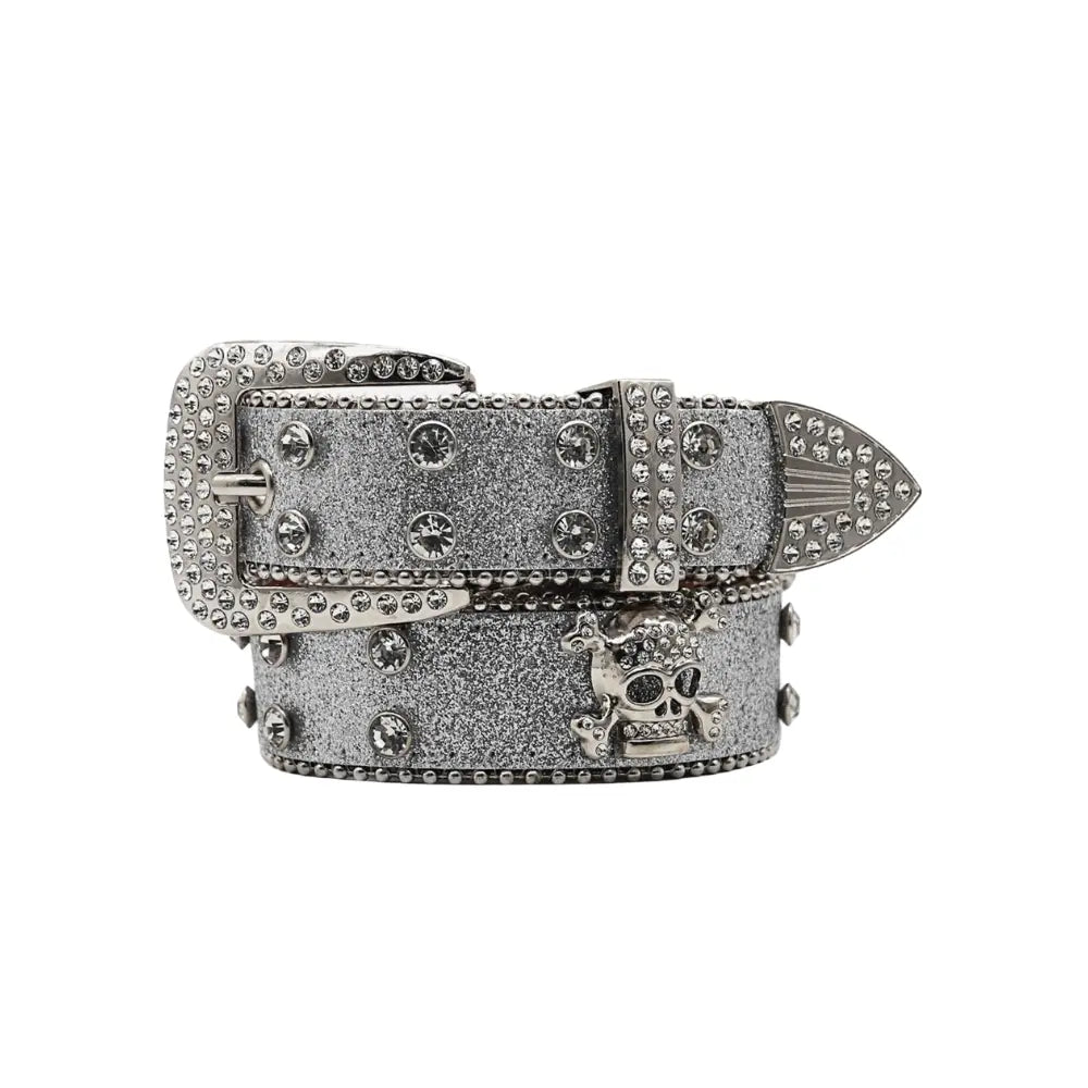 Strass Schedel Riem