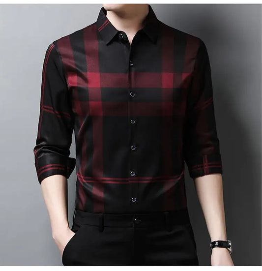 High Quality Men's Long Sleeve Shirt Casual