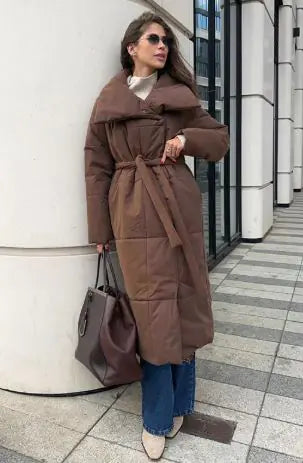 Large Lapel Winter Coat