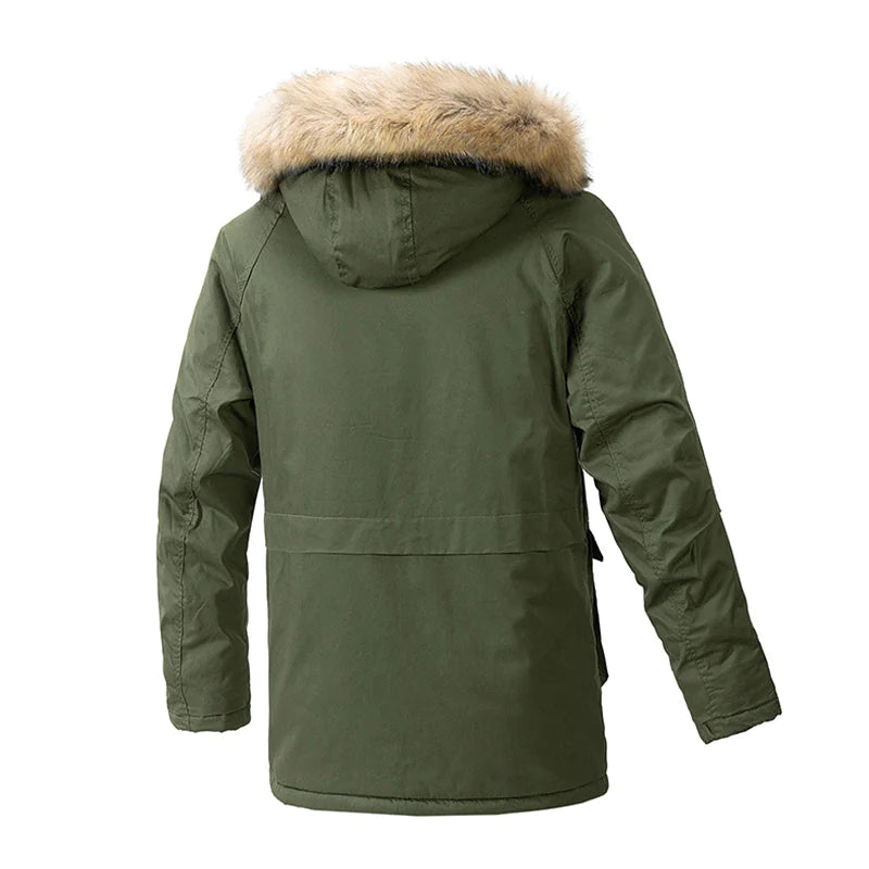 Winter overall met capuchon