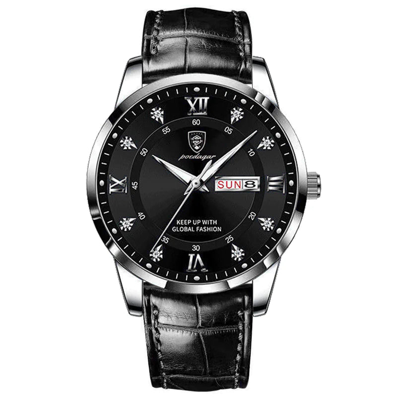 Men's Luxury Leather Sports Watch