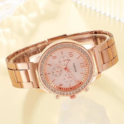 Rose Gold Luxury Watch Set