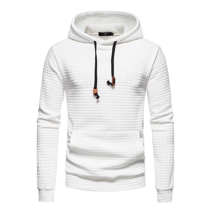 Men's Casual Solid Color Hooded Sweater