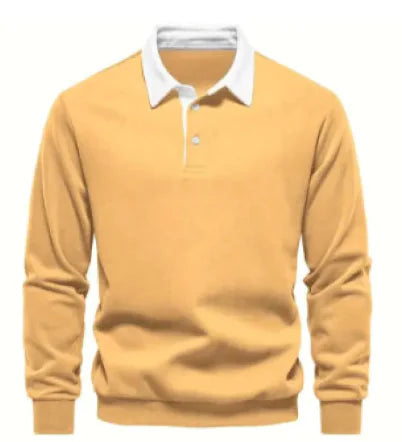 Men's Casual Polo Collar Sweater