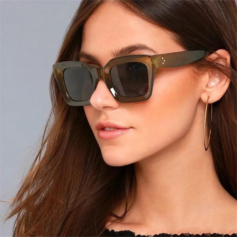 Luxury Brand Square Sunglasses