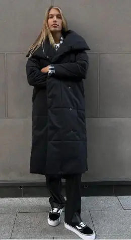 Large Lapel Winter Coat