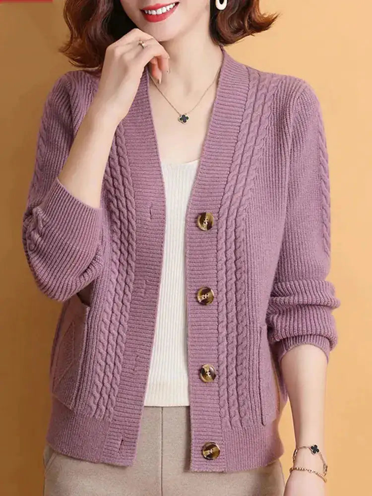 Casual Knitted Cardigan