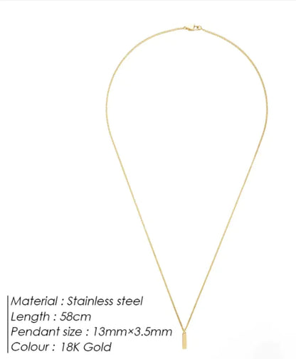 Luxury Cuban Link Clavicle Chain Necklace