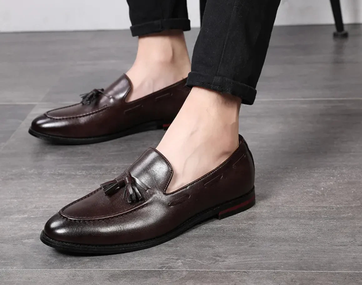 Men's Casual Breathable Leather Loafers