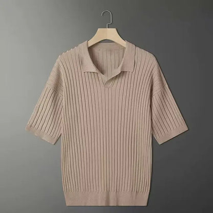 Luxury Knitted Polo Shirt