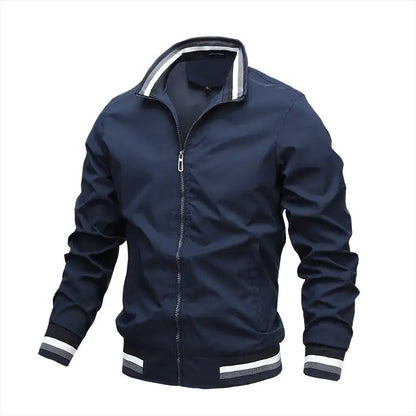 Men’s Casual Stand-up Collar Jacket