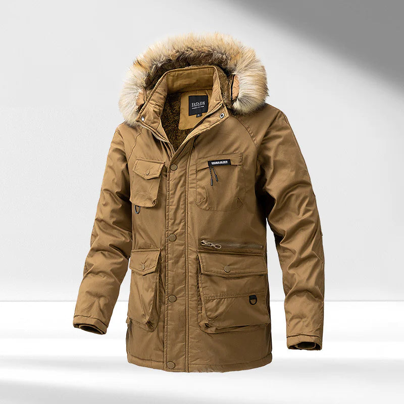 Winter overall met capuchon