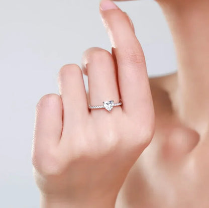 S925 Sterling Silver Light Luxury Ring