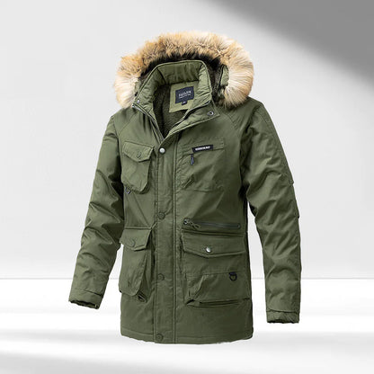 Winter overall met capuchon