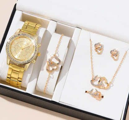 Rose Gold Luxury Watch Set