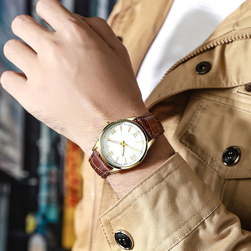 Casual Business Belt Quartz Watch