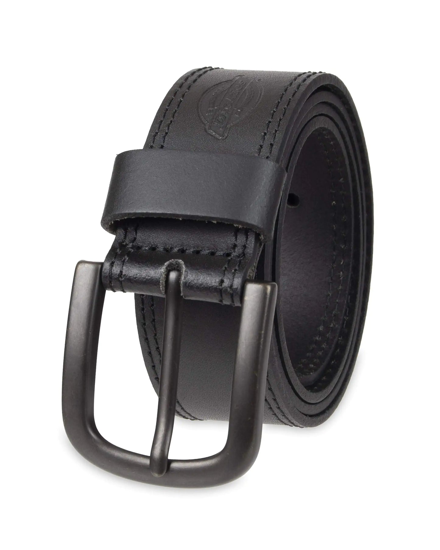 Dickies Men's Casual Leather Belt 56 Black