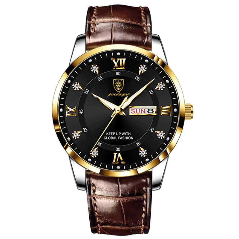 Men's Luxury Leather Sports Watch