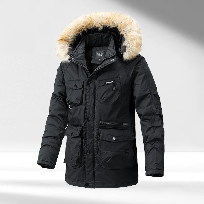 Winter overall met capuchon