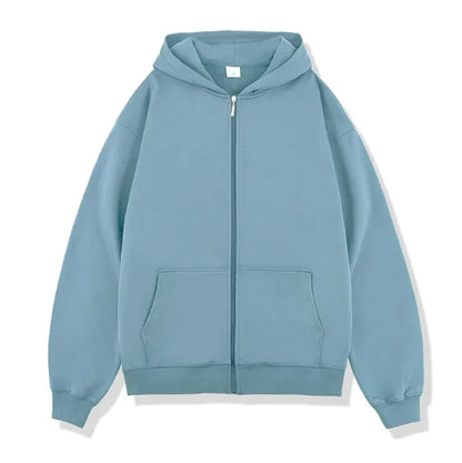 Autumn/Winter Terry Zipper Hoodie