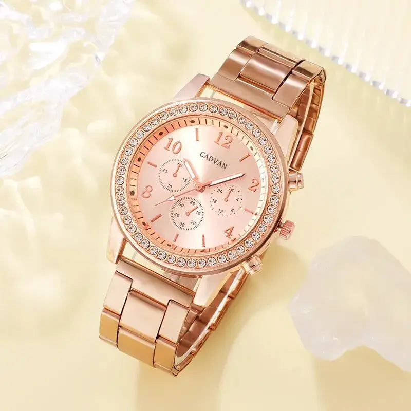 Rose Gold Luxury Watch Set