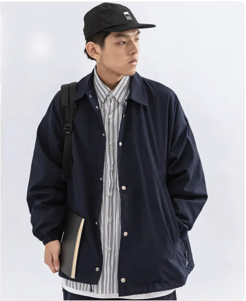 Men's Casual Long Sleeve Work Jacket